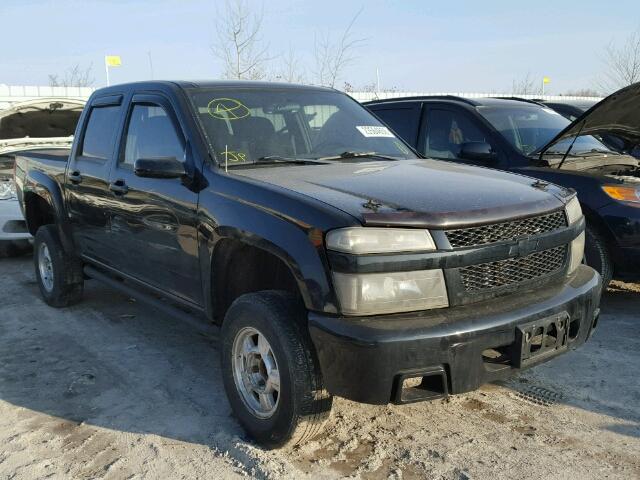 1GTDT136648165721 - 2004 GMC CANYON BLACK photo 1