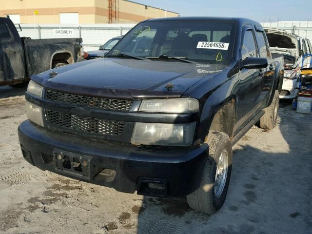 1GTDT136648165721 - 2004 GMC CANYON BLACK photo 2