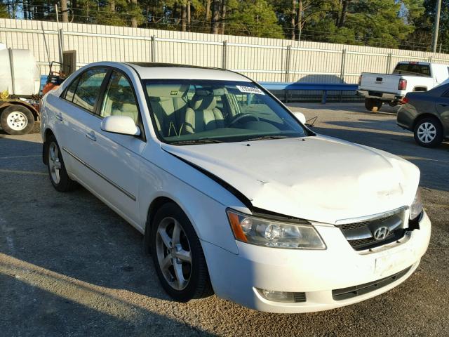 5NPEU46F58H298458 - 2008 HYUNDAI SONATA SE WHITE photo 1