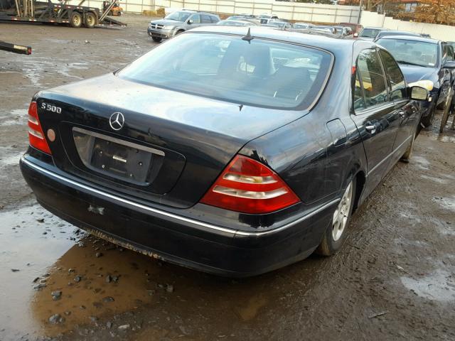 WDBNG75J0YA043334 - 2000 MERCEDES-BENZ S 500 BLACK photo 4