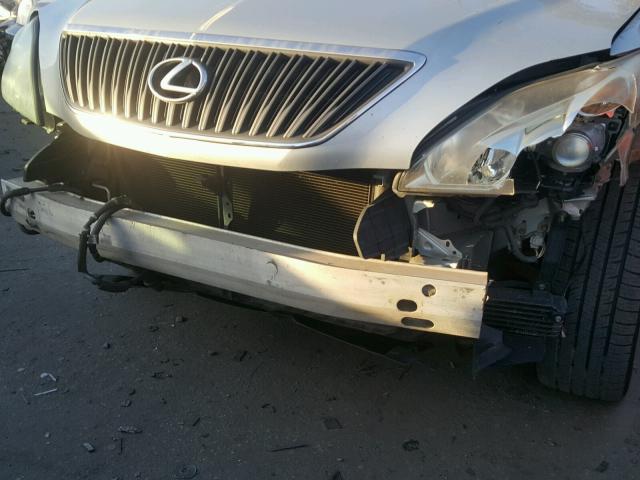 2T2HK31U37C015796 - 2007 LEXUS RX 350 CREAM photo 9