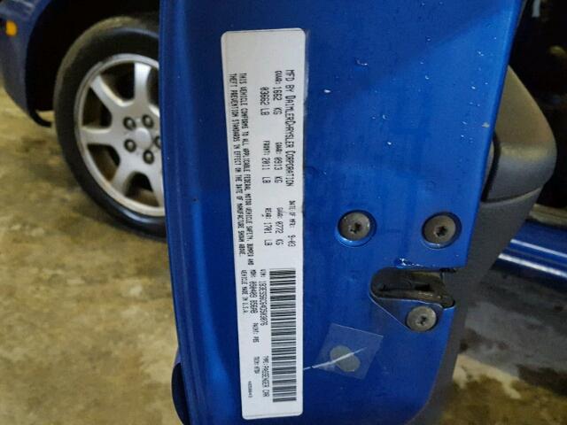 1B3ES56C64D503076 - 2004 DODGE NEON SXT BLUE photo 10