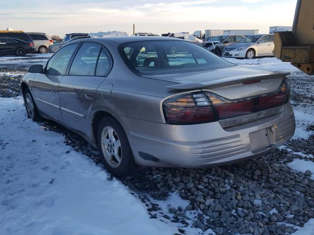 1G2HX54K424193308 - 2002 PONTIAC BONNEVILLE TAN photo 3