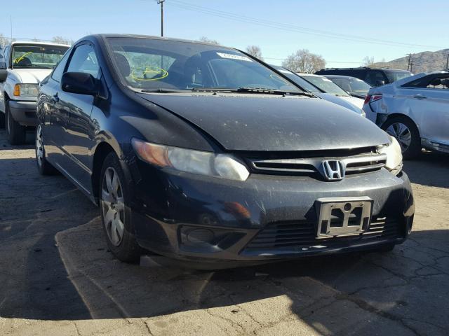 2HGFG12617H561666 - 2007 HONDA CIVIC LX BLACK photo 1