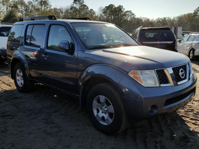 5N1AR18U37C645737 - 2007 NISSAN PATHFINDER BLUE photo 1