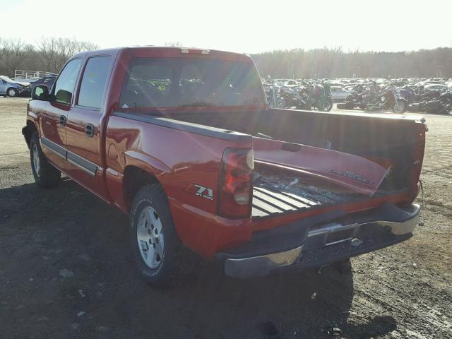 2GCEK13T151174909 - 2005 CHEVROLET SILVERADO RED photo 3