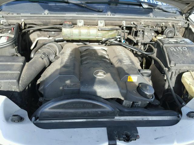 4JGAB72E1YA194667 - 2000 MERCEDES-BENZ ML 430 银色 照片 7