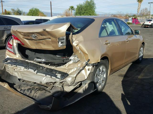 4T1BF3EK2BU174940 - 2011 TOYOTA CAMRY BASE GOLD photo 4