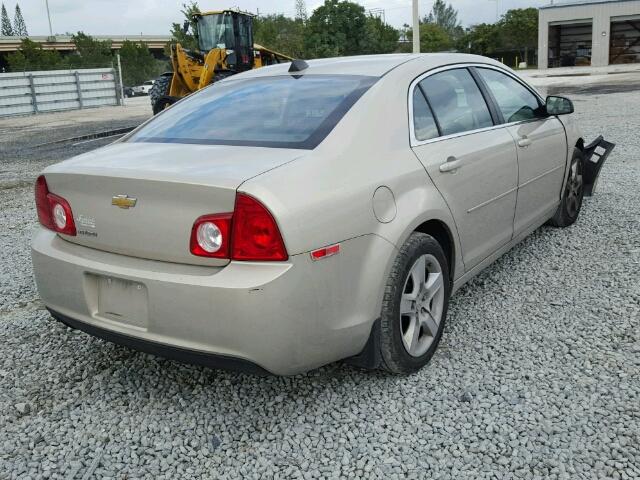 1G1ZB5E07CF229468 - 2012 CHEVROLET MALIBU LS ოქროსფერი ფოტო 4