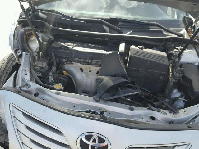 4T1BE46K57U139033 - 2007 TOYOTA CAMRY NEW SILVER photo 7