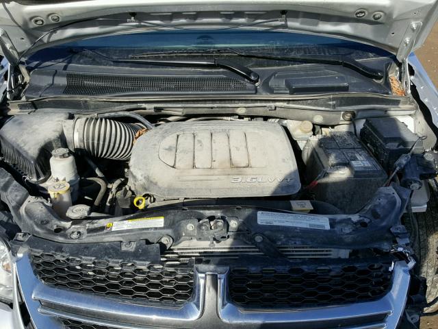 2C4RDGCG7CR154065 - 2012 DODGE GRAND CARA SILVER photo 7