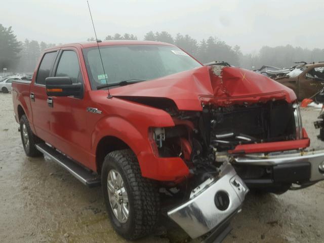 1FTFW1EF8BFA90459 - 2011 FORD F150 SUPER RED photo 1