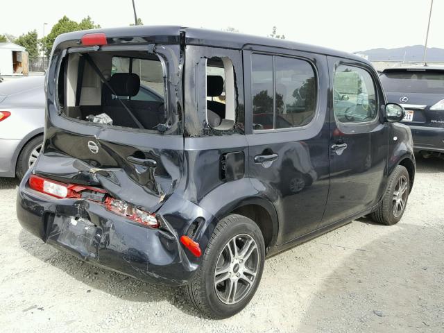 JN8AZ2KR8AT153781 - 2010 NISSAN CUBE BASE BLACK photo 4