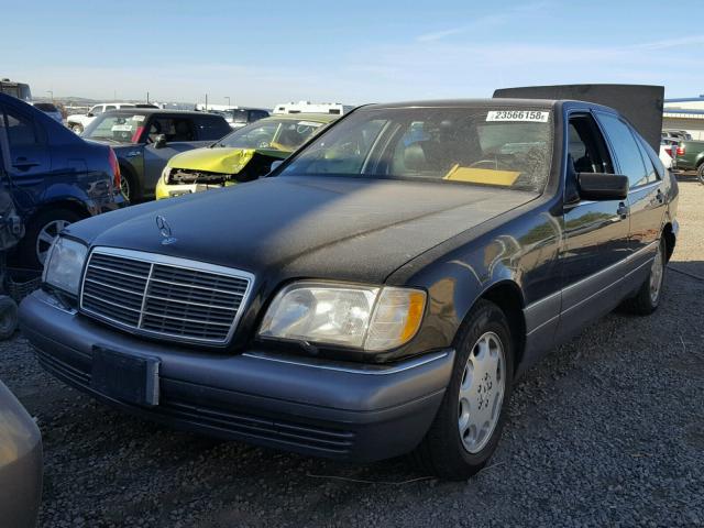 WDBGA33E0TA312014 - 1996 MERCEDES-BENZ S 320 BLACK photo 2