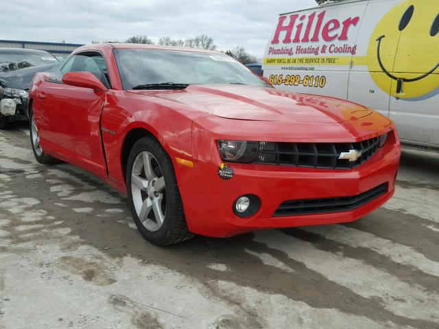 2G1FC1E34D9170666 - 2013 CHEVROLET CAMARO LT ORANGE photo 1