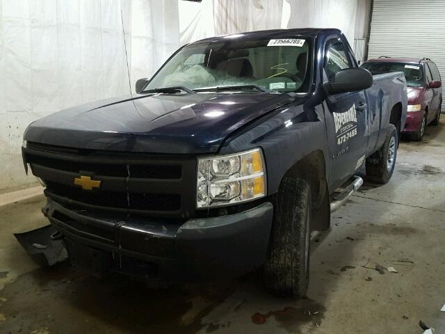 1GCNKPE0XCZ147928 - 2012 CHEVROLET SILVERADO BLUE photo 2