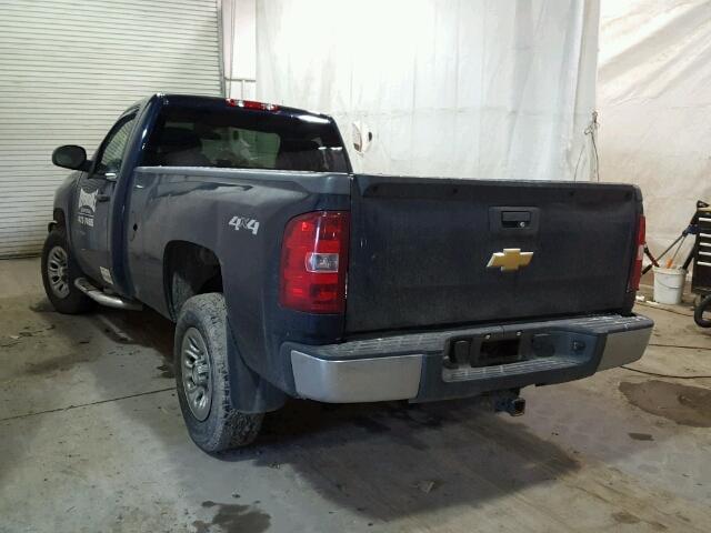 1GCNKPE0XCZ147928 - 2012 CHEVROLET SILVERADO BLUE photo 3