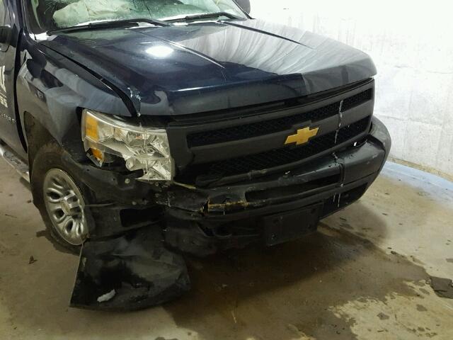 1GCNKPE0XCZ147928 - 2012 CHEVROLET SILVERADO BLUE photo 9