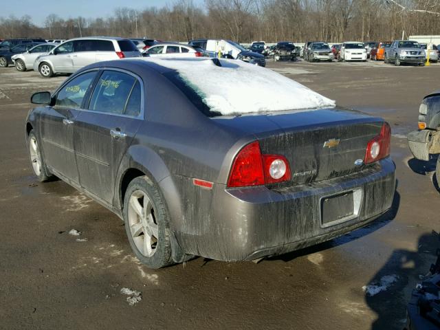 1G1ZC5E09CF148467 - 2012 CHEVROLET MALIBU 1LT 棕色 照片 3