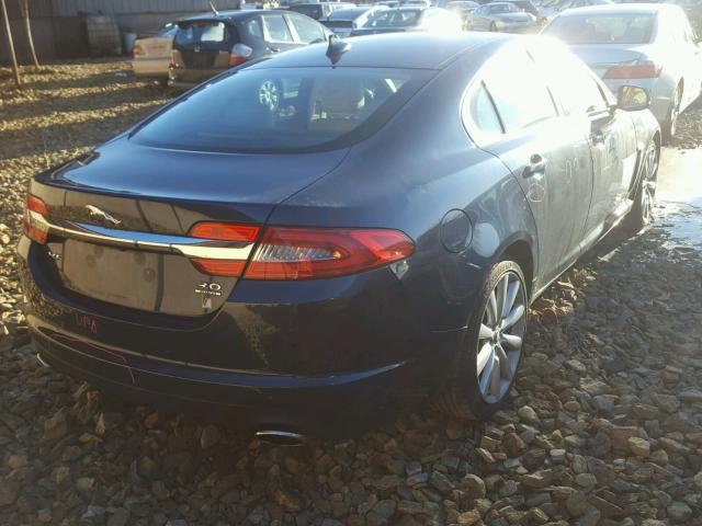 SAJWJ0EF8D8S93949 - 2013 JAGUAR XF BLUE photo 4