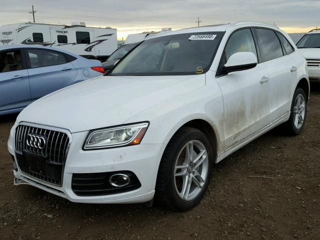 WA1CMAFP7FA004393 - 2015 AUDI Q5 TDI WHITE photo 2