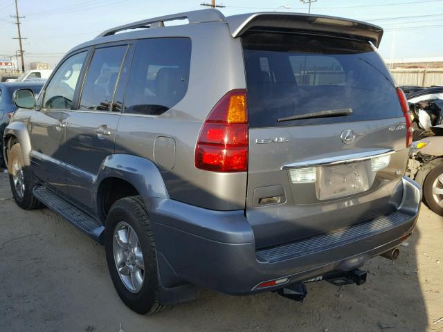 JTJBT20X260104357 - 2006 LEXUS GX 470 BLUE photo 3