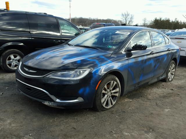 1C3CCCAB7FN721695 - 2015 CHRYSLER 200 LIMITE BLACK photo 2