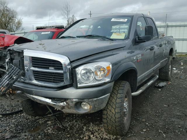 3D7KS28A77G844964 - 2007 DODGE RAM 2500 S GRAY photo 2