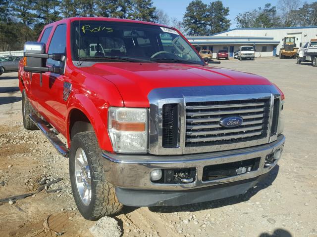 1FTSW21R78EE00460 - 2008 FORD F250 SUPER RED photo 1