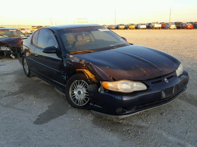 2G1WW12E129344512 - 2002 CHEVROLET MONTE CARL BLUE photo 1