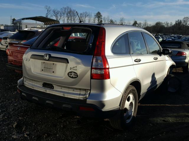 5J6RE38309L030582 - 2009 HONDA CR-V LX SILVER photo 4