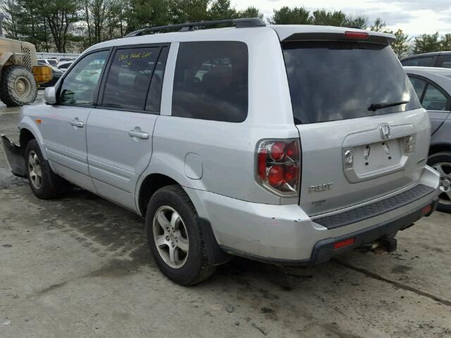 5FNYF18488B047014 - 2008 HONDA PILOT EX SILVER photo 3