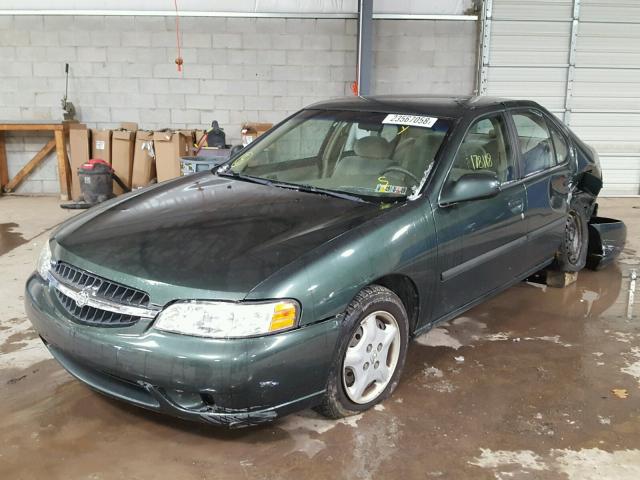 1N4DL01D1YC157675 - 2000 NISSAN ALTIMA XE GREEN photo 2