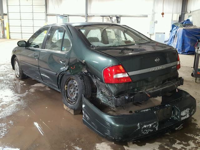 1N4DL01D1YC157675 - 2000 NISSAN ALTIMA XE GREEN photo 3