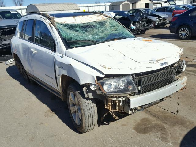 1C4NJDEB2ED709405 - 2014 JEEP COMPASS LA WHITE photo 1