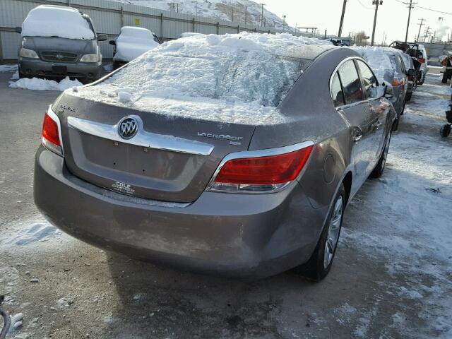 1G4GD5ED0BF219452 - 2011 BUICK LACROSSE C BROWN photo 4