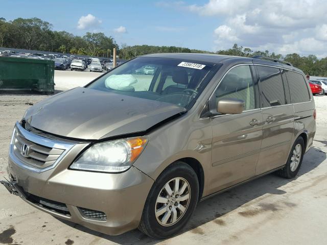 5FNRL3H75AB065222 - 2010 HONDA ODYSSEY EX TAN photo 2