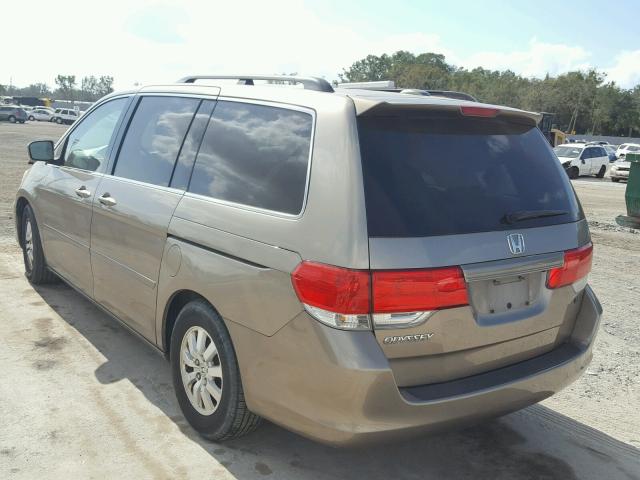 5FNRL3H75AB065222 - 2010 HONDA ODYSSEY EX TAN photo 3