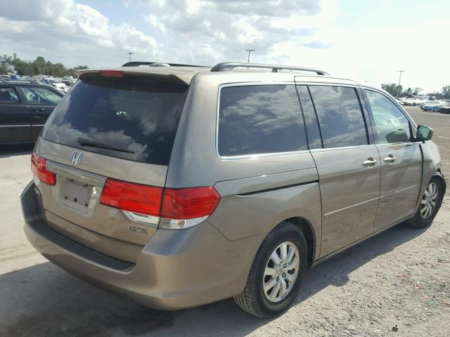 5FNRL3H75AB065222 - 2010 HONDA ODYSSEY EX TAN photo 4