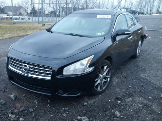 1N4AA5AP9AC826765 - 2010 NISSAN MAXIMA S BLACK photo 2