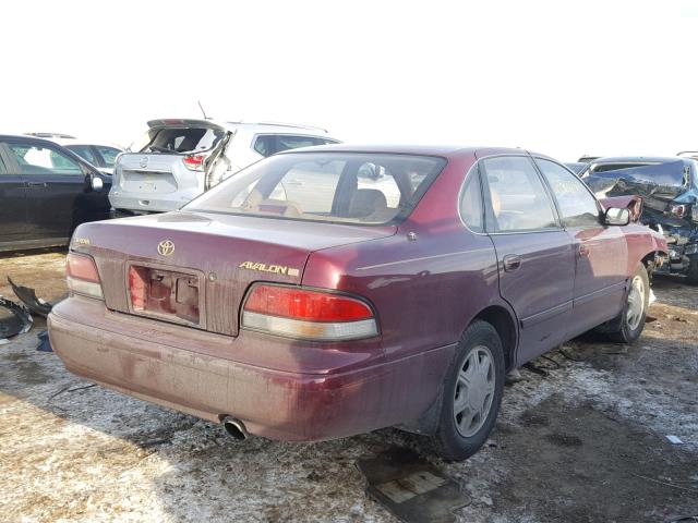 4T1GB11E7SU037997 - 1995 TOYOTA AVALON XLS MAROON photo 4