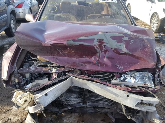 4T1GB11E7SU037997 - 1995 TOYOTA AVALON XLS MAROON photo 7