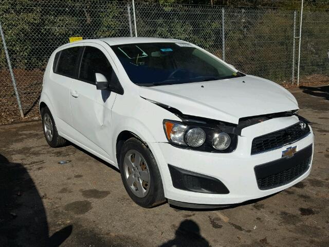 1G1JA6SH9F4128769 - 2015 CHEVROLET SONIC LS WHITE photo 1