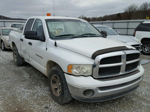 1D7HA18N15S210940 - 2005 DODGE RAM 1500 S WHITE photo 1