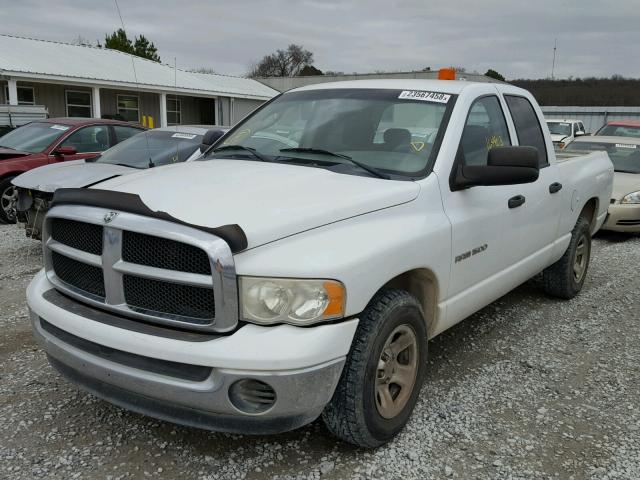 1D7HA18N15S210940 - 2005 DODGE RAM 1500 S WHITE photo 2