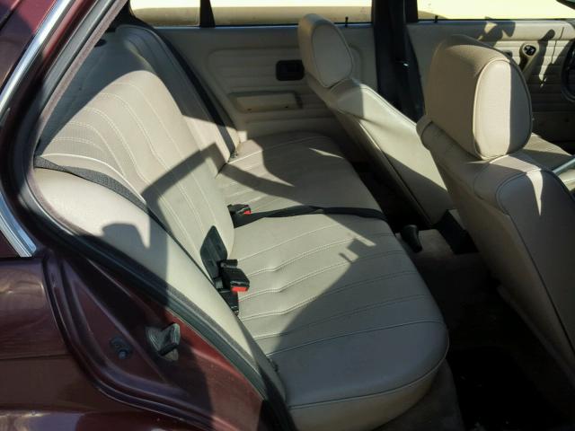 WBAAC7405F0677422 - 1985 BMW 318 I BURGUNDY photo 6