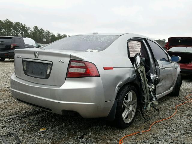 19UUA66268A055263 - 2008 ACURA TL SILVER photo 4