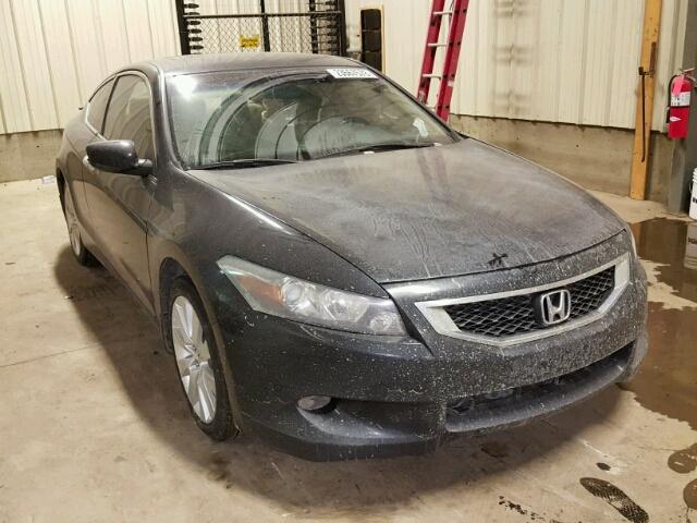 1HGCS22858A801861 - 2008 HONDA ACCORD EXL BLACK photo 1