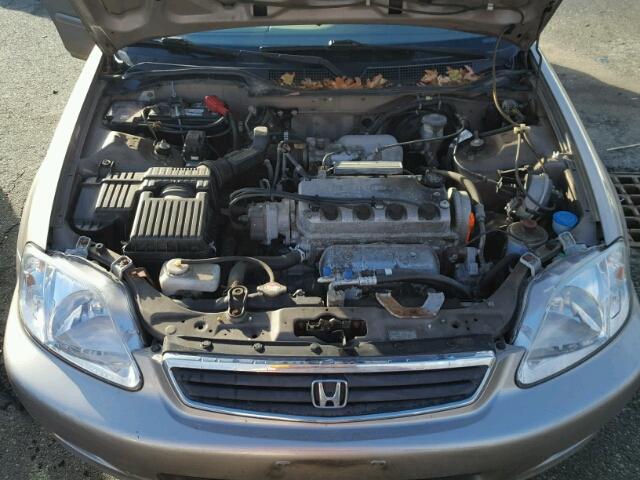 2HGEJ8643YH584608 - 2000 HONDA CIVIC EX GRAY photo 7