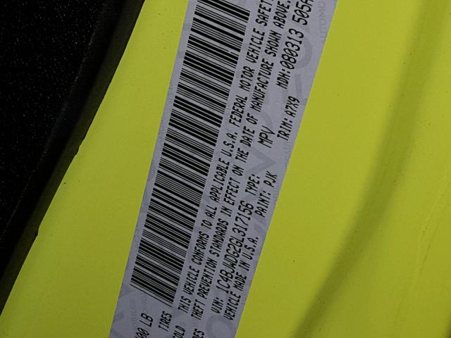 1C4BJWDG2GL317156 - 2016 JEEP WRANGLER U GREEN photo 10